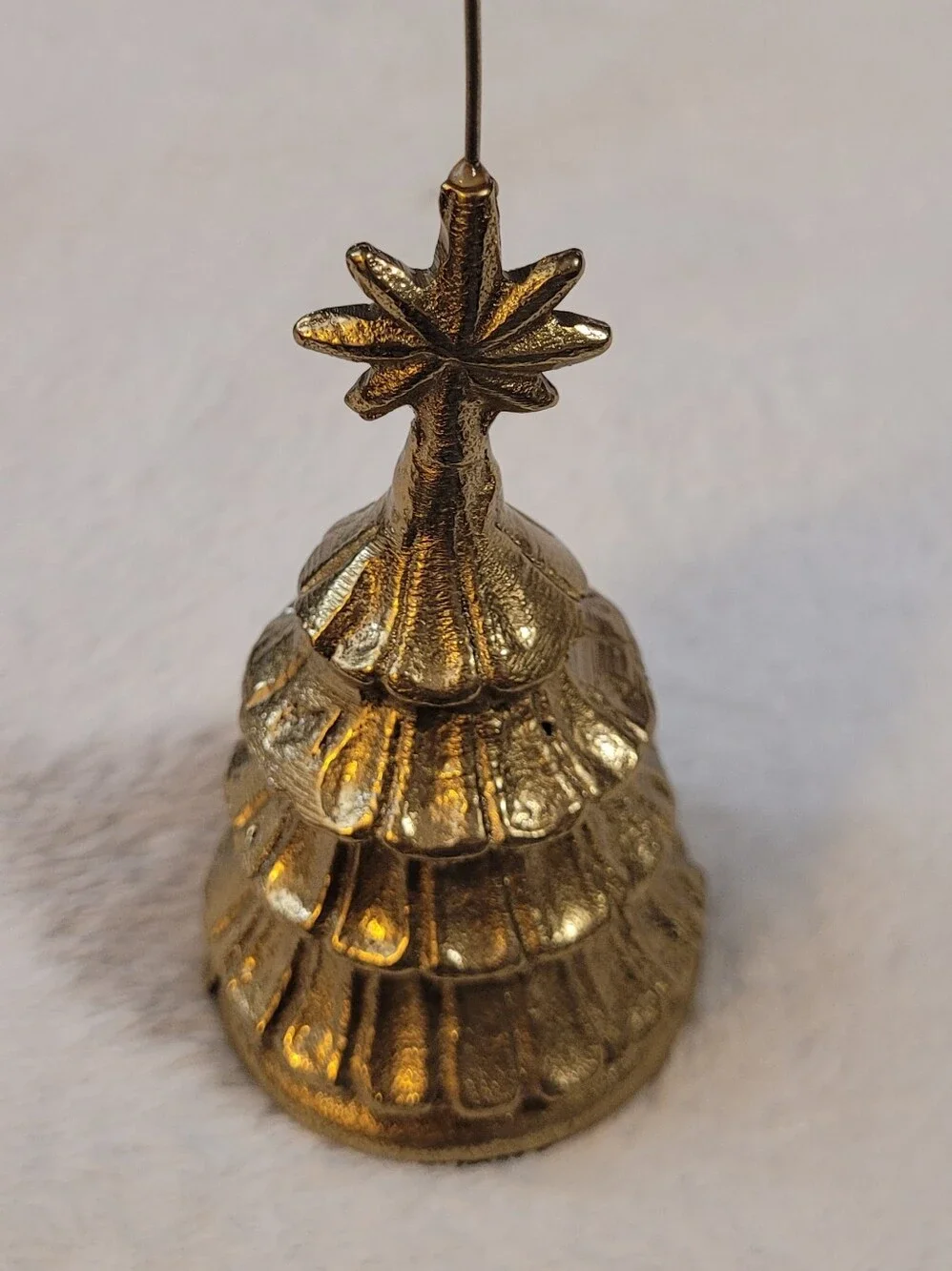 Gold Holiday Tree Photo/Place Card Holder, 6inch